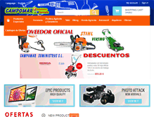 Tablet Screenshot of campomar.com.es